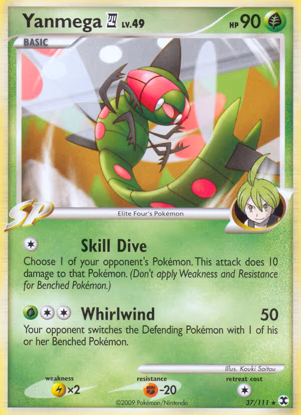 Yanmega 4 37/111 Pokemon card