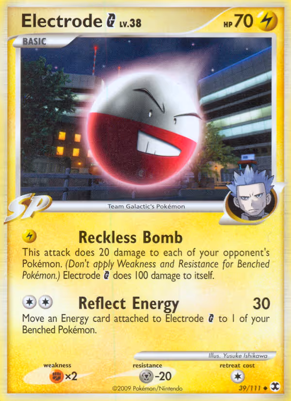 Electrode G 39/111 Pokemon card
