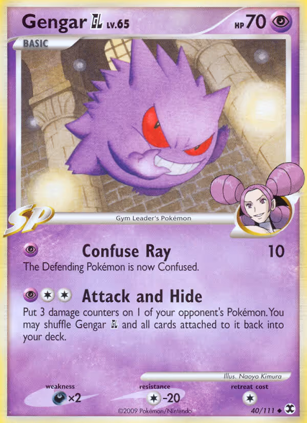 Gengar GL 40/111 Pokemon card
