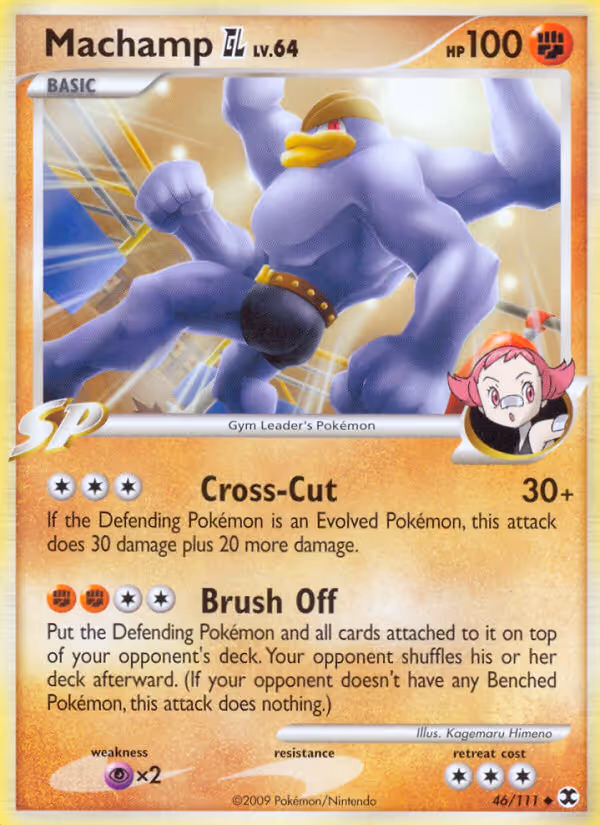 Machamp GL 46/111 Pokemon card