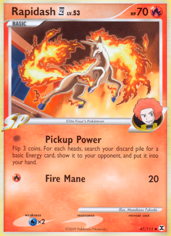 Rapidash 4 47/111 Pokemon card