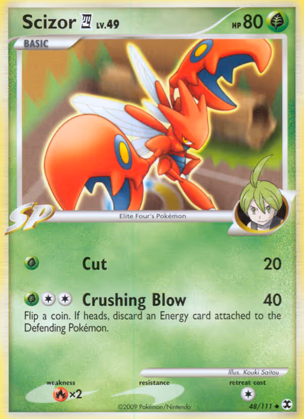 Scizor 4 48/111 Pokemon card
