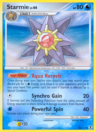 Starmie 50/111 Pokemon card