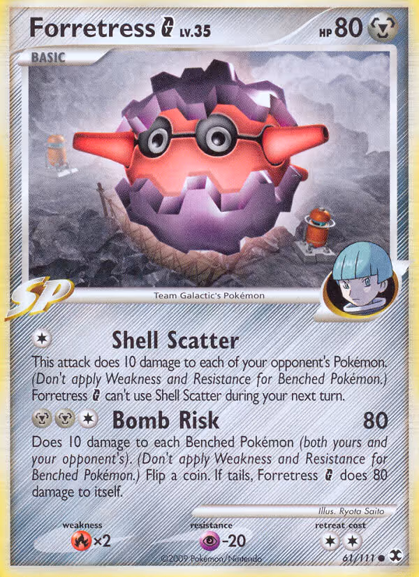 Forretress G 61/111 Pokemon card