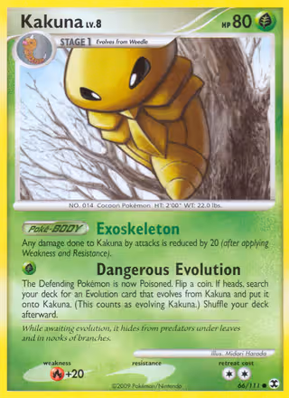 Kakuna 66/111 Pokemon card