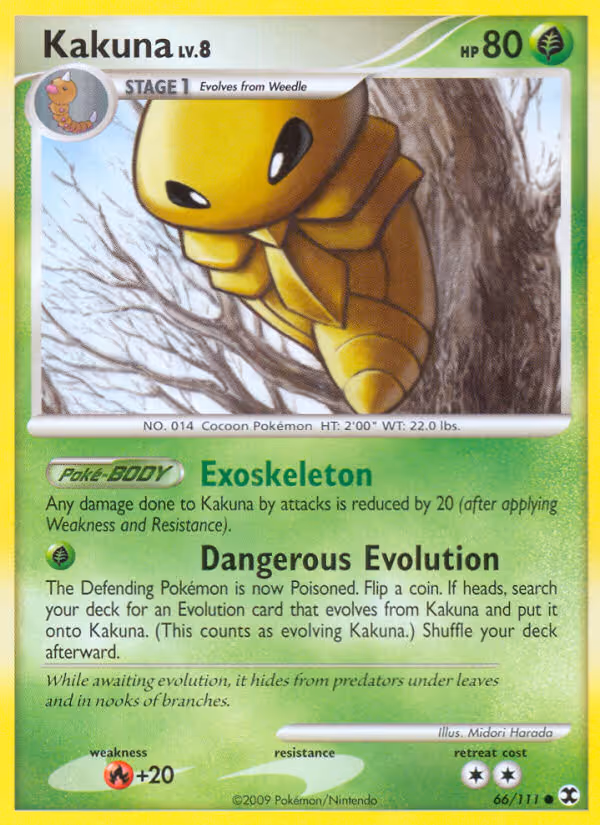 Kakuna 66/111 Pokemon card