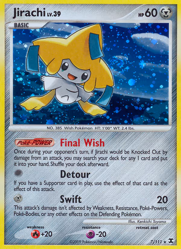 Jirachi 7/111 Pokemon card