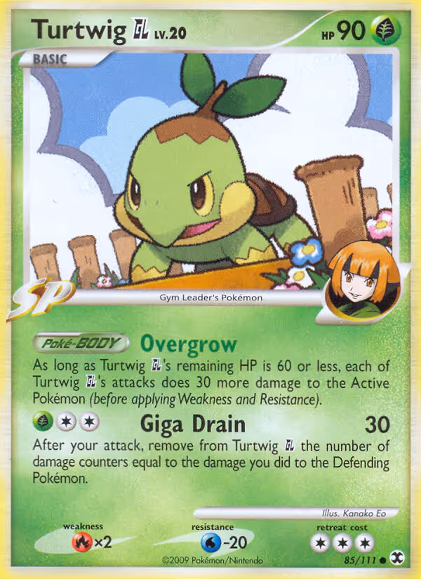 Turtwig GL 85/111 Pokemon card
