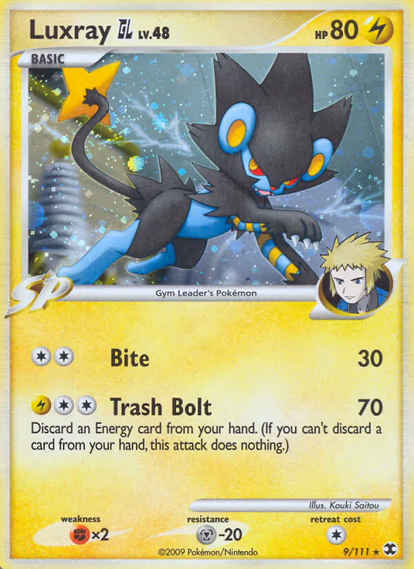 Luxray GL 9/111 Pokemon card