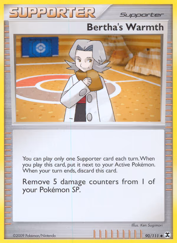 Bertha's Warmth 90/111 Pokemon card