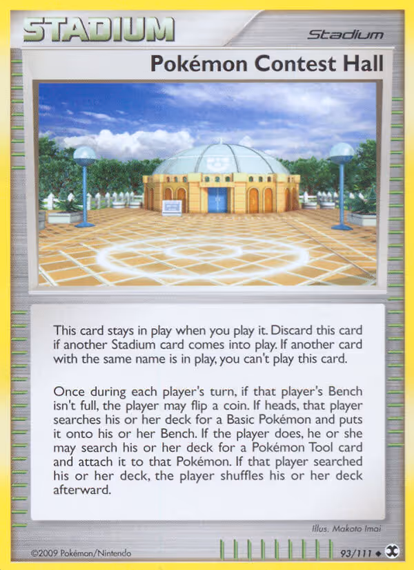 Pokémon Contest Hall 93/111 Pokemon card