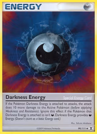 Darkness Energy 99/111 Pokemon card