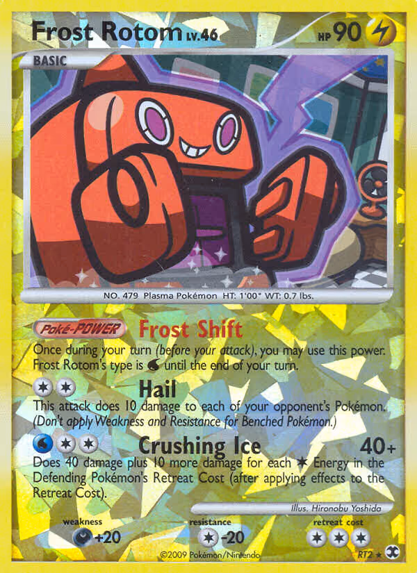 Frost Rotom RT2 Pokemon card
