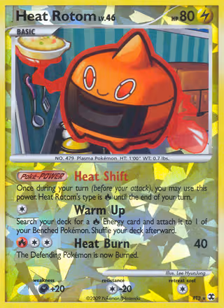 Heat Rotom RT3 Pokemon card