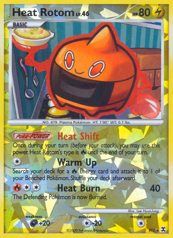 Heat Rotom RT3 Pokemon card