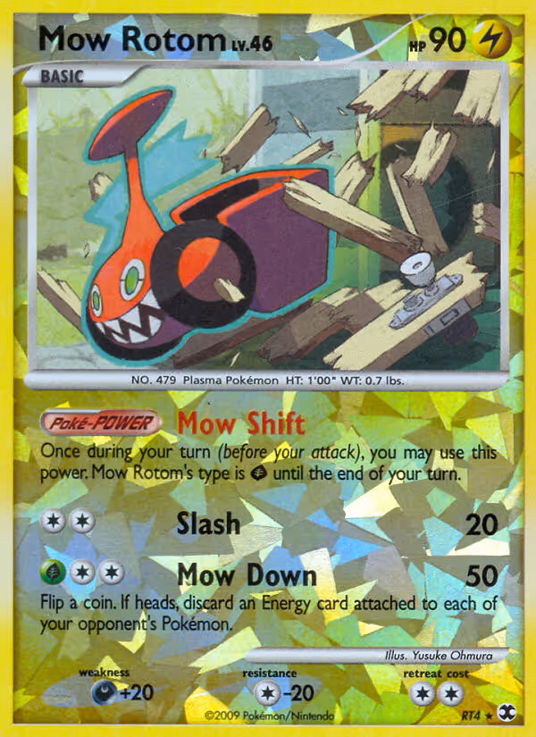 Mow Rotom RT4 Pokemon card