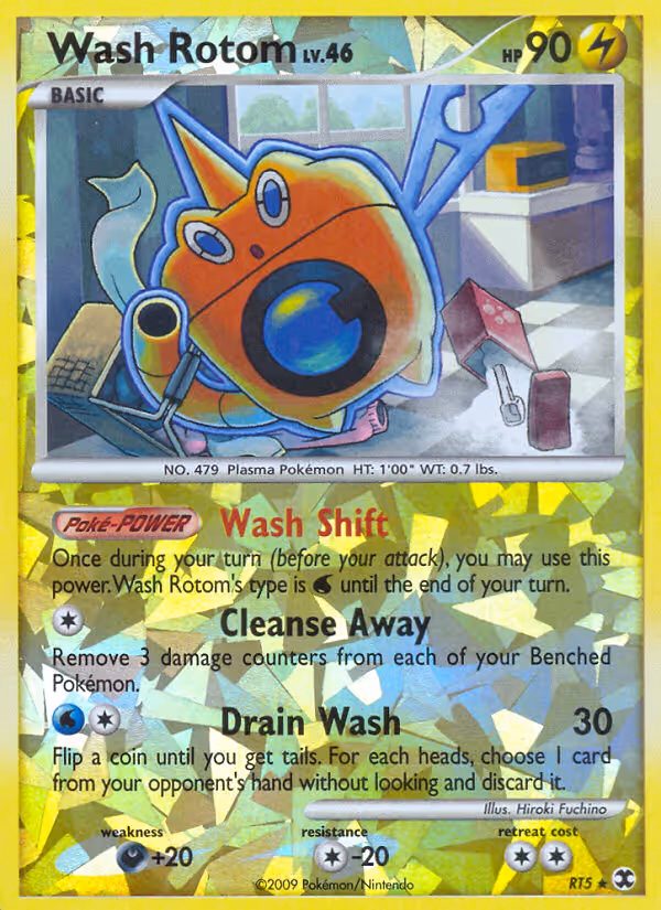 Wash Rotom RT5 Pokemon card