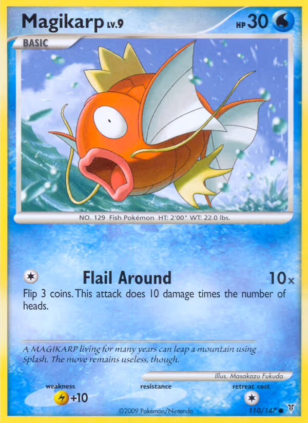 Magikarp 110/147 Pokemon card