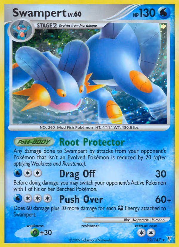 Swampert 12/147 Pokemon card