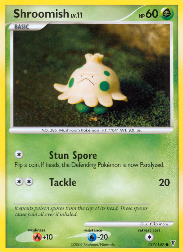 Shroomish 127/147 Pokemon card