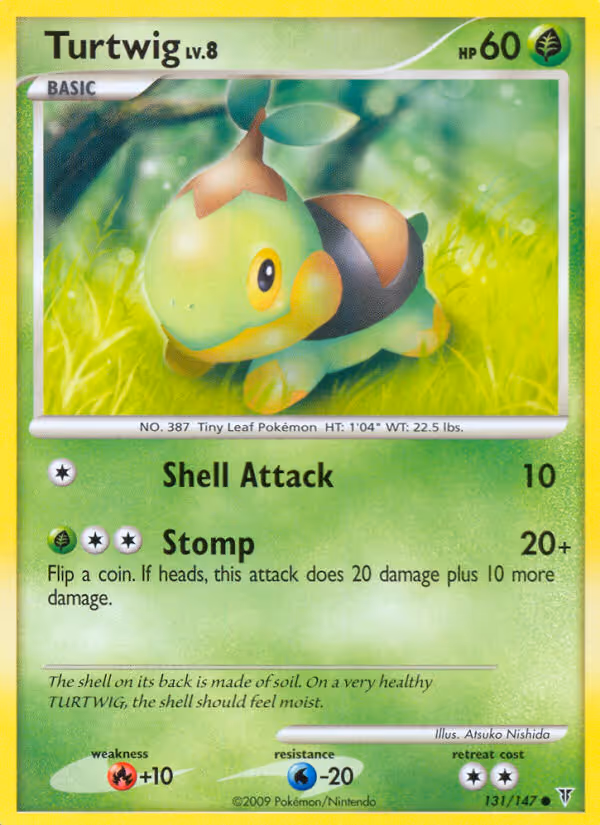 Turtwig 131/147 Pokemon card