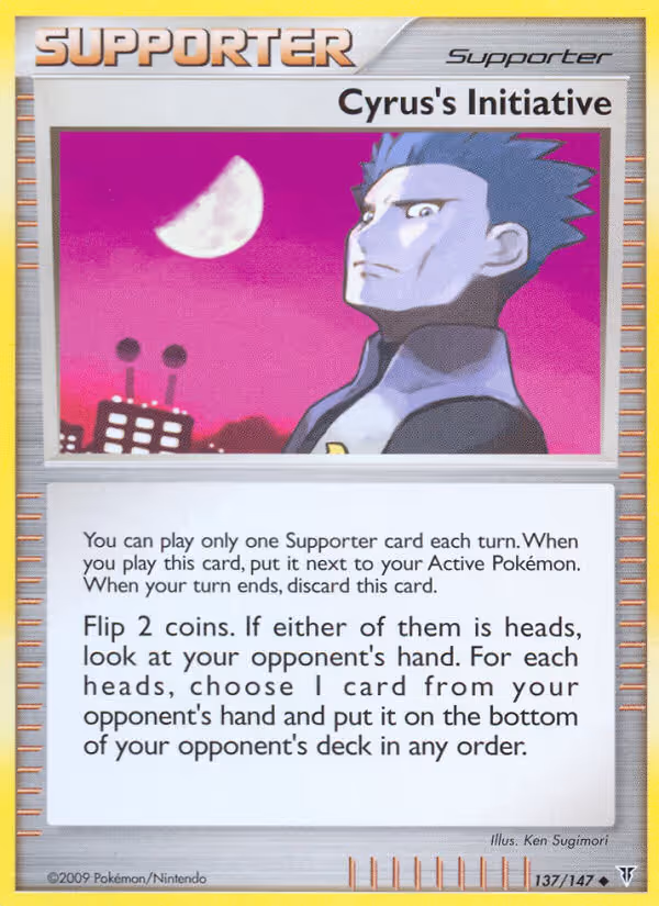 Cyrus's Initiative 137/147 Pokemon card