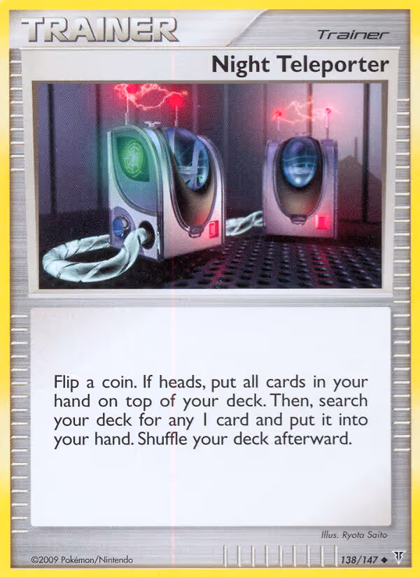 Night Teleporter 138/147 Pokemon card