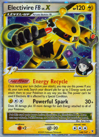 Electivire FB LV.X 144/147 Pokemon card