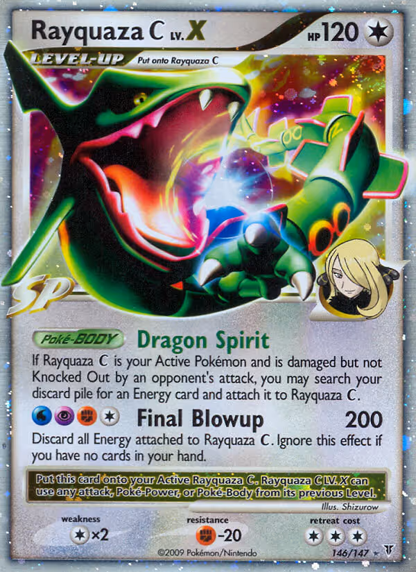 Rayquaza C 146/147 Pokemon card