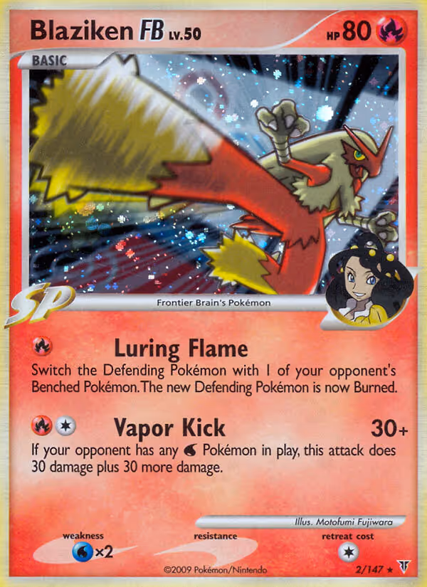Blaziken FB 2/147 Pokemon card