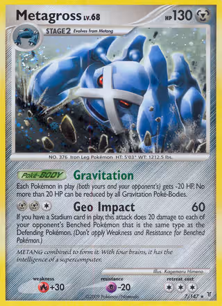 Metagross 7/147 Pokemon card
