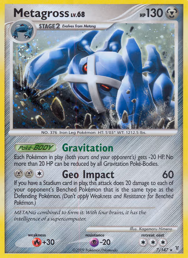 Metagross 7/147 Pokemon card