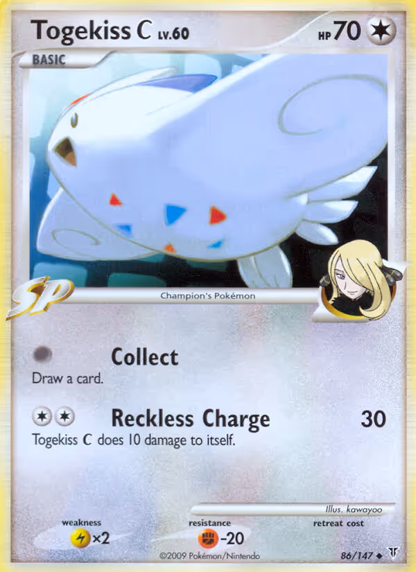 Togekiss C 86/147 Pokemon card