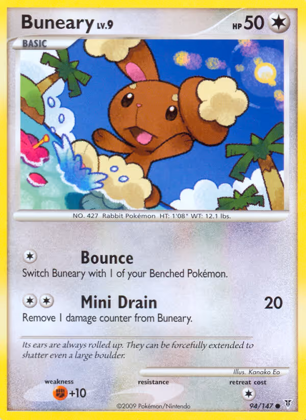 Buneary 94/147 Pokemon card