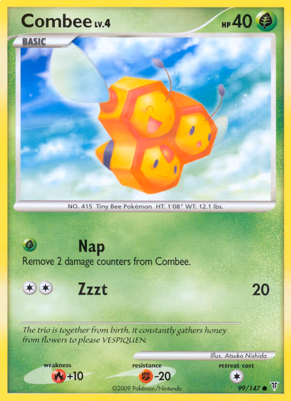 Combee 99/147 Pokemon card