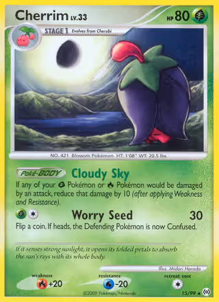 Cherrim 15/99 Pokemon card