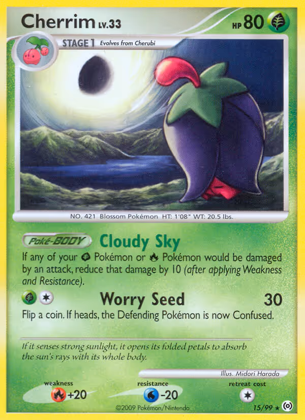 Cherrim 15/99 Pokemon card