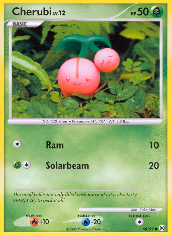 Cherubi 60/99 Pokemon card