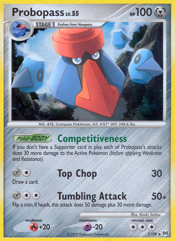 Probopass 7/99 Pokemon card