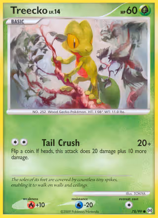 Treecko 78/99 Pokemon card