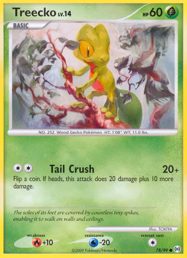 Treecko 78/99 Pokemon card