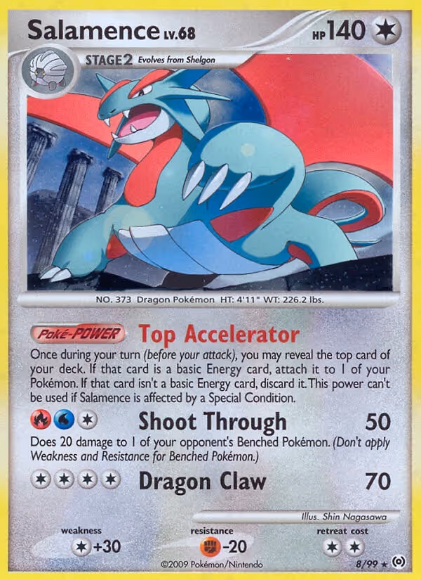 Salamence 8/99 Pokemon card