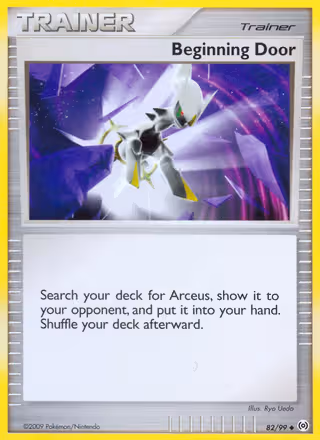 Beginning Door 82/99 Pokemon card