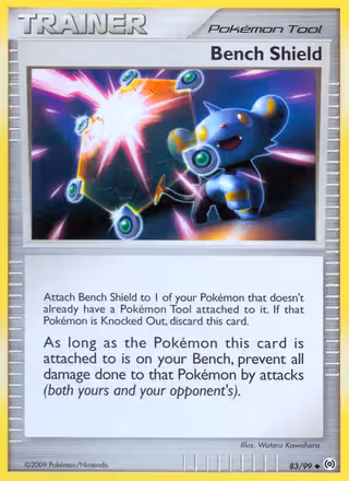 Bench Shield 83/99 Pokemon card