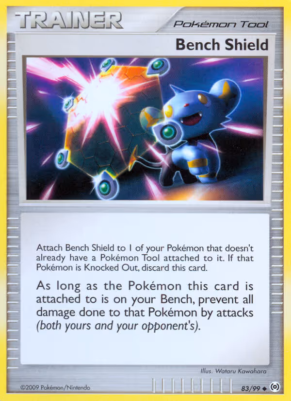 Bench Shield 83/99 Pokemon card