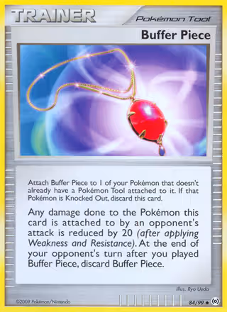 Buffer Piece 84/99 Pokemon card