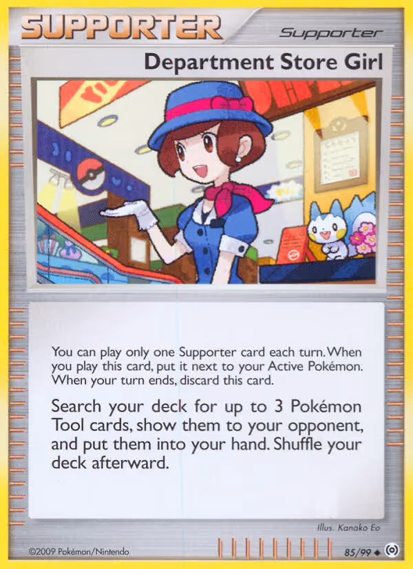 Department Store Girl 85/99 Pokemon card