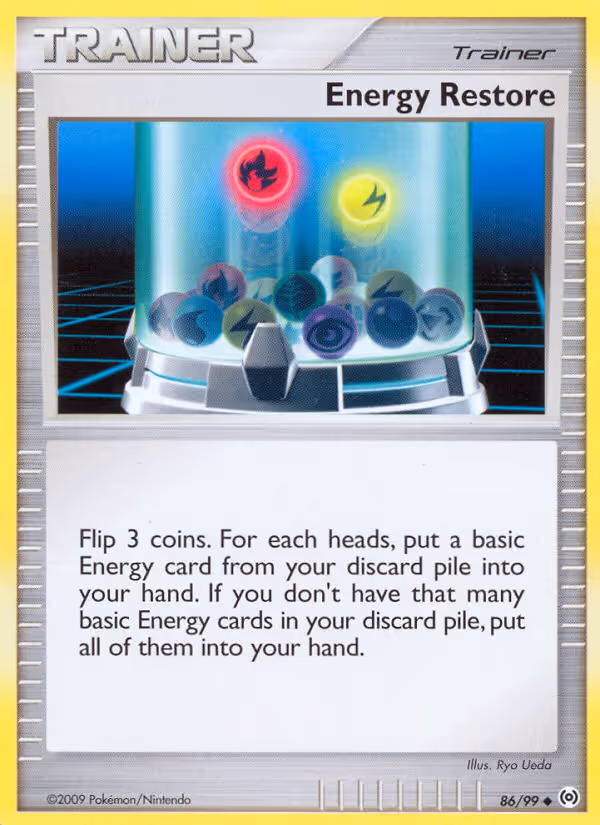 Energy Restore 86/99 Pokemon card