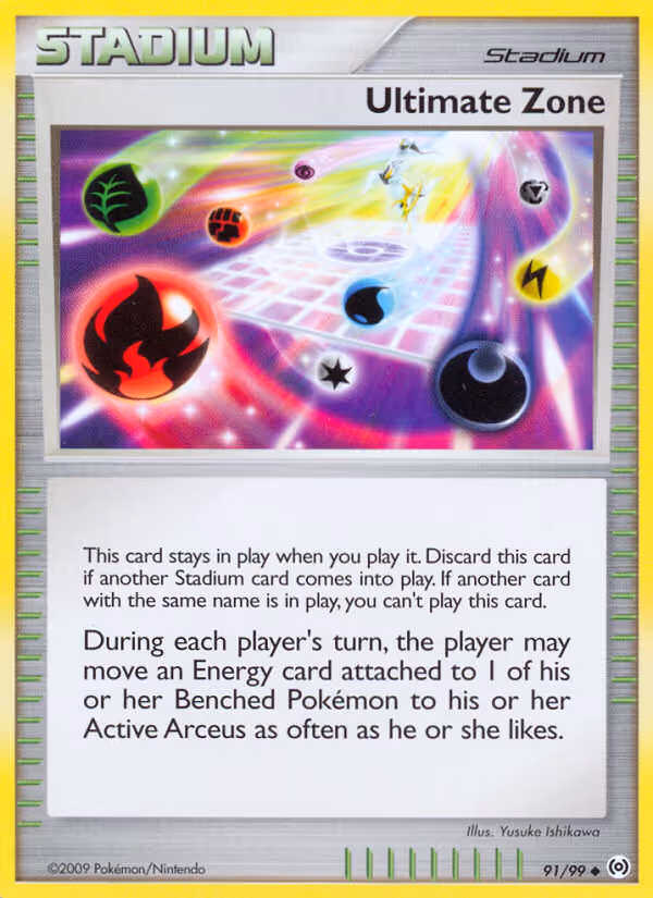 Ultimate Zone 91/99 Pokemon card