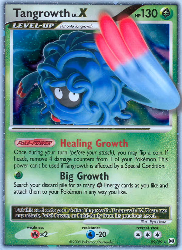 Tangrowth LV. X 99/99 Pokemon card